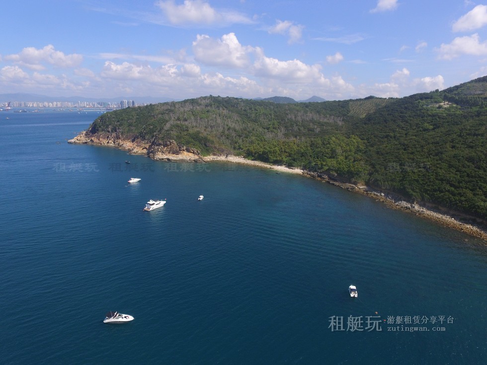 三亞旅游游艇租賃，三亞港至三亞角航線