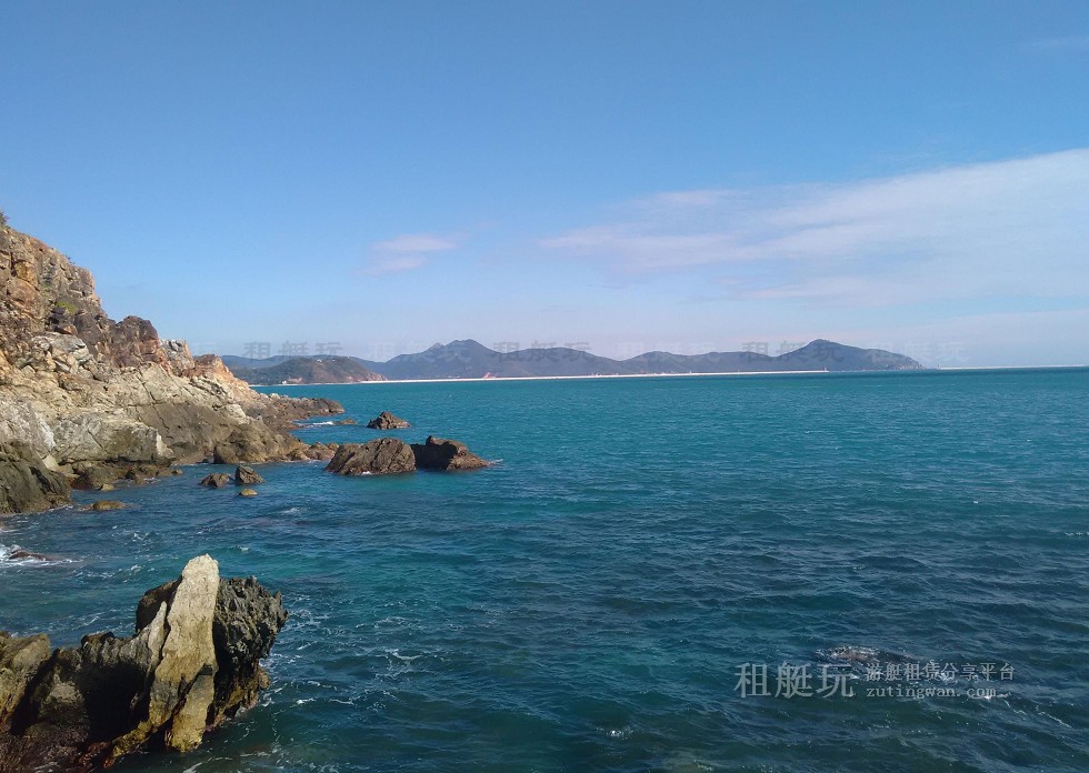 三亞旅游游艇 帆船租賃三亞港——小東海、大東海航線