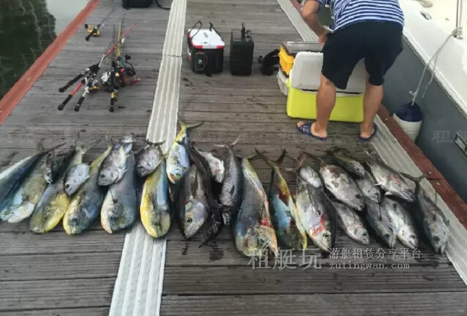 三亞海釣?zāi)康牡赝扑]，租艘釣魚艇去海釣吧！